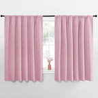 NICETOWN Blackout Curtains for Bedroom, Rouge Pink, 1 Pair, 62 by 63-inch by NICETOWN