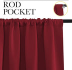 NICETOWN 36 inch Curtains for Small Windows, Thermal Insulated Privacy Short - Image 3