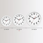 AKCISOT 12 Inch Wall Clock Silent Non Ticking Modern Wall Clocks Battery - Image 4
