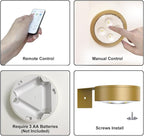 6-Pack Battery Operated Picture Light Magnetic Painting Light - Image 6