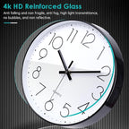 jomparis 12 Inch Wall Clock Silent Non Ticking Battery Operated Quartz Modern - Image 8
