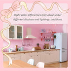 Safiyya 984.2"x17.7" Pink Peel and Stick Wallpaper Solid Color Contact Paper - Image 6