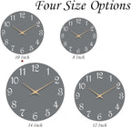 Mosewa Wall Clock Silent Non Ticking Decorative - Image 8