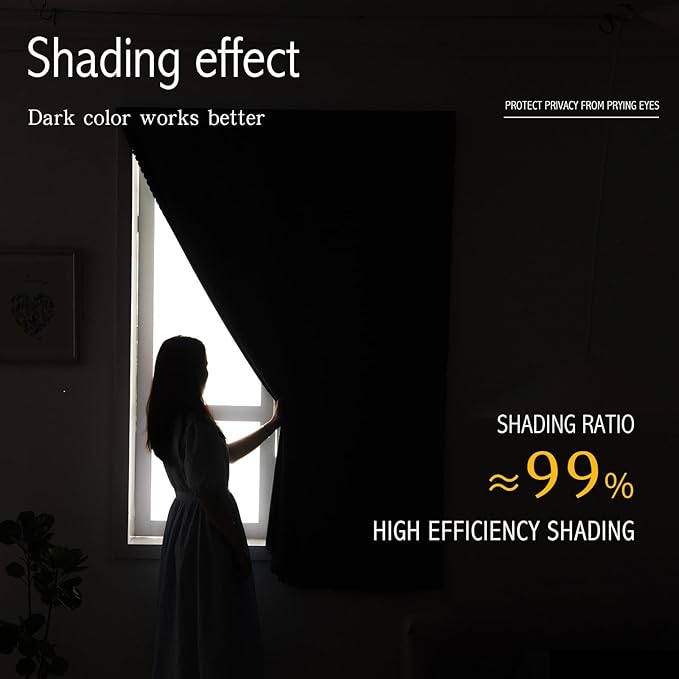 Self Adhesive Curtains Portable Blackout Curtain Simple and Easy to Install - Image 4