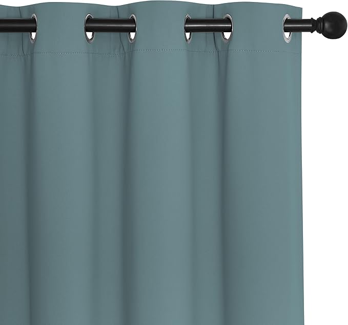 NICETOWN Blackout Curtains 72 inches Long, Grommet Privacy Window Treatment - Image 7