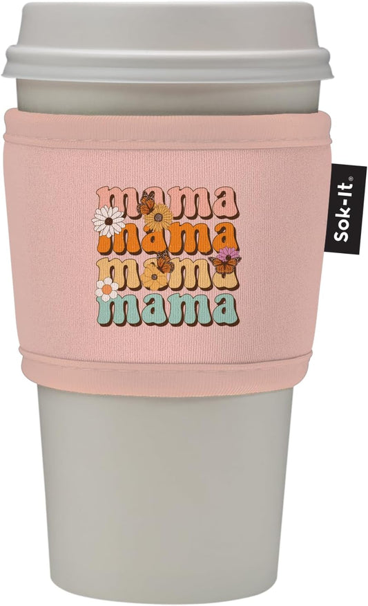 Sok It HotSok Coffee & Tea Reusable Insulated Neoprene Cup Sleeve (Mama Knows Best)