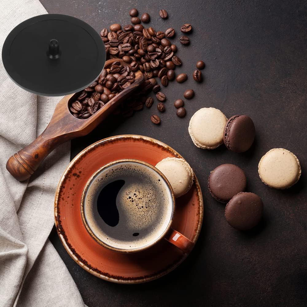 Blind Filter, Coffee Pad Backflush Disk Rubber Backflush Filter Espresso Machine Rubber Backflush Disk Coffee Machine Parts for Espresso Machines Coffee Machines, Black