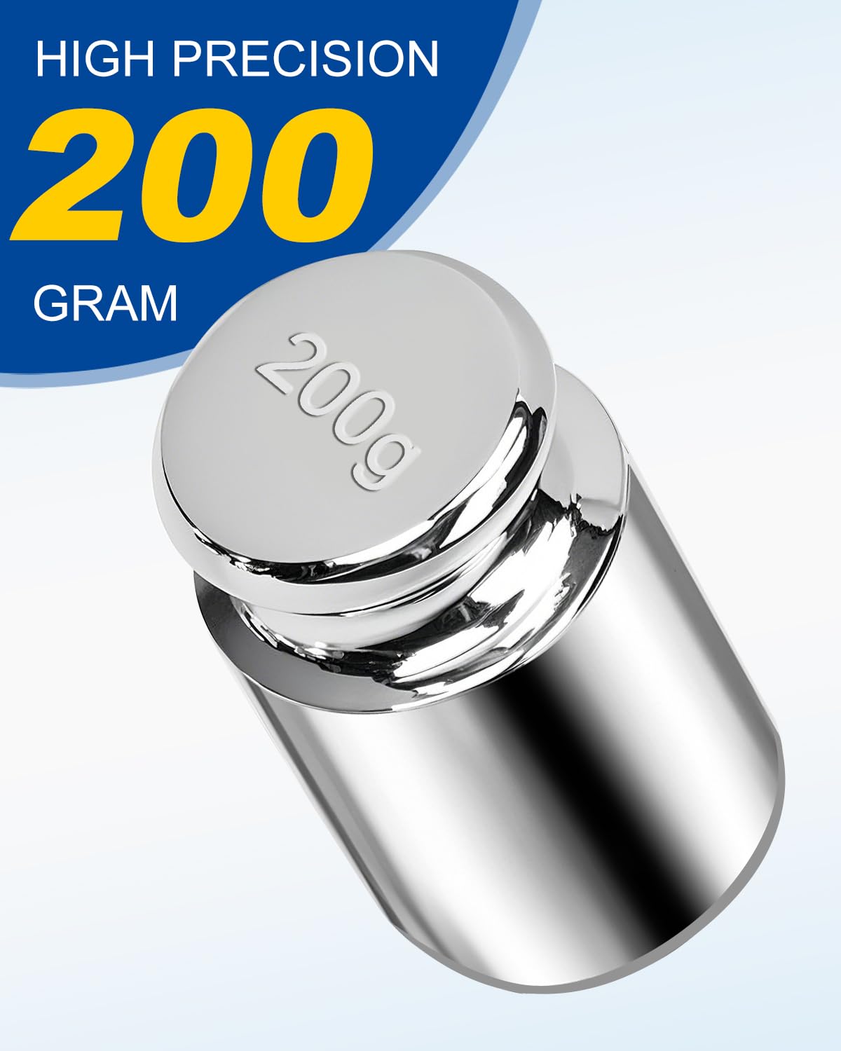 UCEC Calibration Weights for Digital Scale, 200g Gram Weights, Precision Stainless Steel Balance Scale Calibration Weight for Lab Educational Science