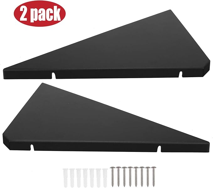 evron Corner Mounting Shelf Set of 2 – Easy to Install Floating Wall Shelves - Image 4