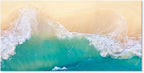 Goldfoilart Beach Canvas Wall Art Ocean Sea Waves Wall Decor Coastal - Image 5