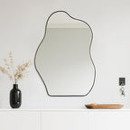 BOMINICA Irregular Wall Mirror Asymmetrical Mirror, Decorative Wall Mounted - Image 3