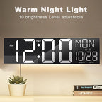 JALL 30" Large Digital Wall Mount Clock - Image 8
