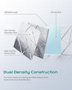 22-Pack Acoustic Panels, Peel & Stick Sound Proof Foam Panels - Image 3