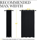 NICETOWN Halloween Patio Blackout Curtain Shades - Image 7
