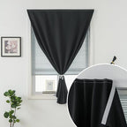 Adhesive Blackout Curtains- Self Stick Shades Window Blinds Curtains No Rod - Image 6