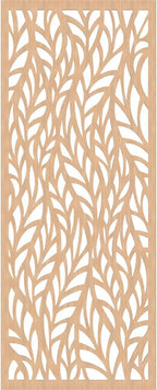 25 3/8"W x 64 3/8"H x 1/4"T Ortonville Decorative Fretwork Wood Wall Panels - Image 2