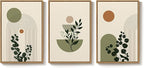3 Piece Large Framed Abstract Boho Wall Art - Image 7