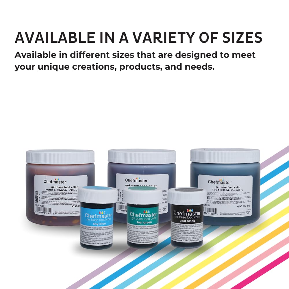 Chefmaster Teal Green Gel Food Coloring | Vibrant Color | Professional-Grade Dye for Icing, Frosting, Fondant | Baking & Decorating | Fade-Resistant | Easy-to-Use | Made in USA | 1 oz