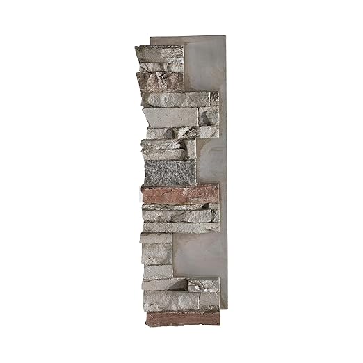 AZ Faux High-Density Polyurethane Faux Stone Interlocking Left Endcap by AZFaux