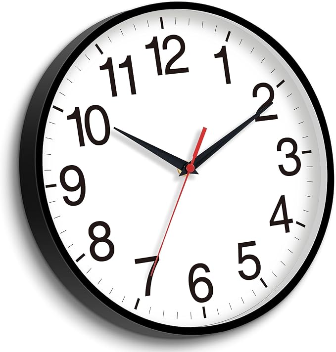 Rohioue 16 Inch Wall Clock Modern Battery Operated Silent Non Ticking Large - Image 2
