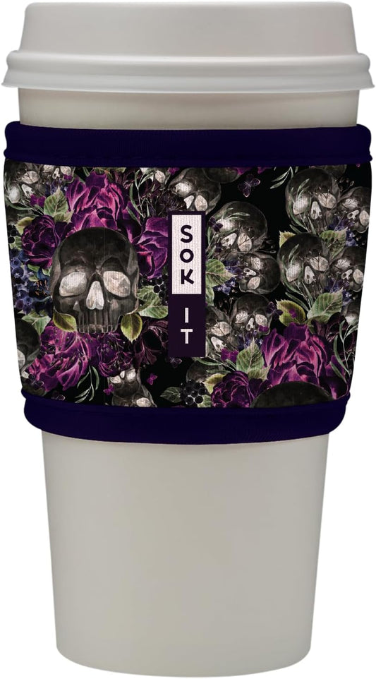 Sok It HotSok Coffee & Tea Reusable Insulated Neoprene Cup Sleeve (After Dark)