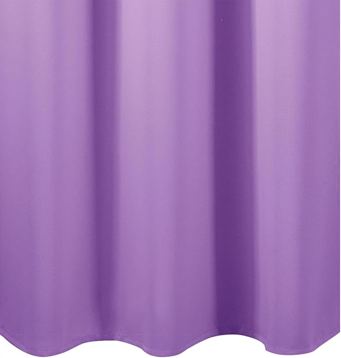 LEMOMO Blackout Curtains 66 x 72 Inch Long Lavender Curtains Set of 2 Panels - Image 8