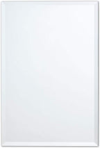 Better Bevel Frameless Rectangle Mirror | 18" x 40" Bathroom Wall Mirror by Better+Bevel