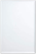 Better Bevel Frameless Square Mirror | 24" x 24" Bathroom Wall Mirror w/Beveled by Better+Bevel