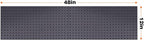 Ultrawall 2 Pcs Metal Pegboard Wall Panels, Peg Boards - Image 3