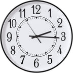 Wall Clock Modern Non-Ticking Battery Operated Silent Wall Clocks Simple Style by BAKBRAND