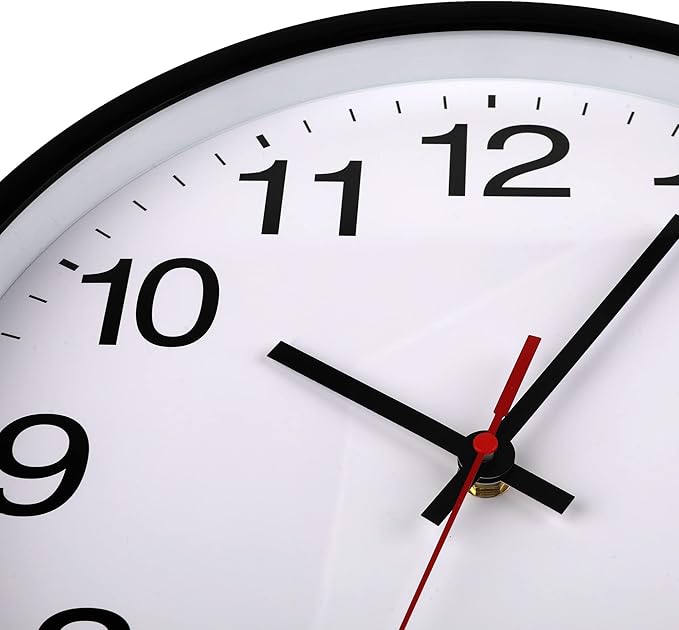 OceeK Wall Clock, Silent Non-Ticking, Modern Small Wall Clocks 8 Inch, Quality - Image 4