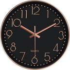 Silent Wall Clocks Battery Operated 8 Inch, Analog Wall Clock by MABPEDO