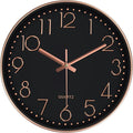 Wall Clock, Silent Wall Clocks Battery Operated 10 Inch- Modern Non Ticking by MABPEDO