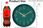 Wall Clock, Silent Wall Clocks Battery Operated 10 Inch- Modern Non Ticking - Image 3