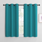 NICETOWN Room Darkening Curtains 48 inch Length 2 Panels, Thermal Insulated by NICETOWN