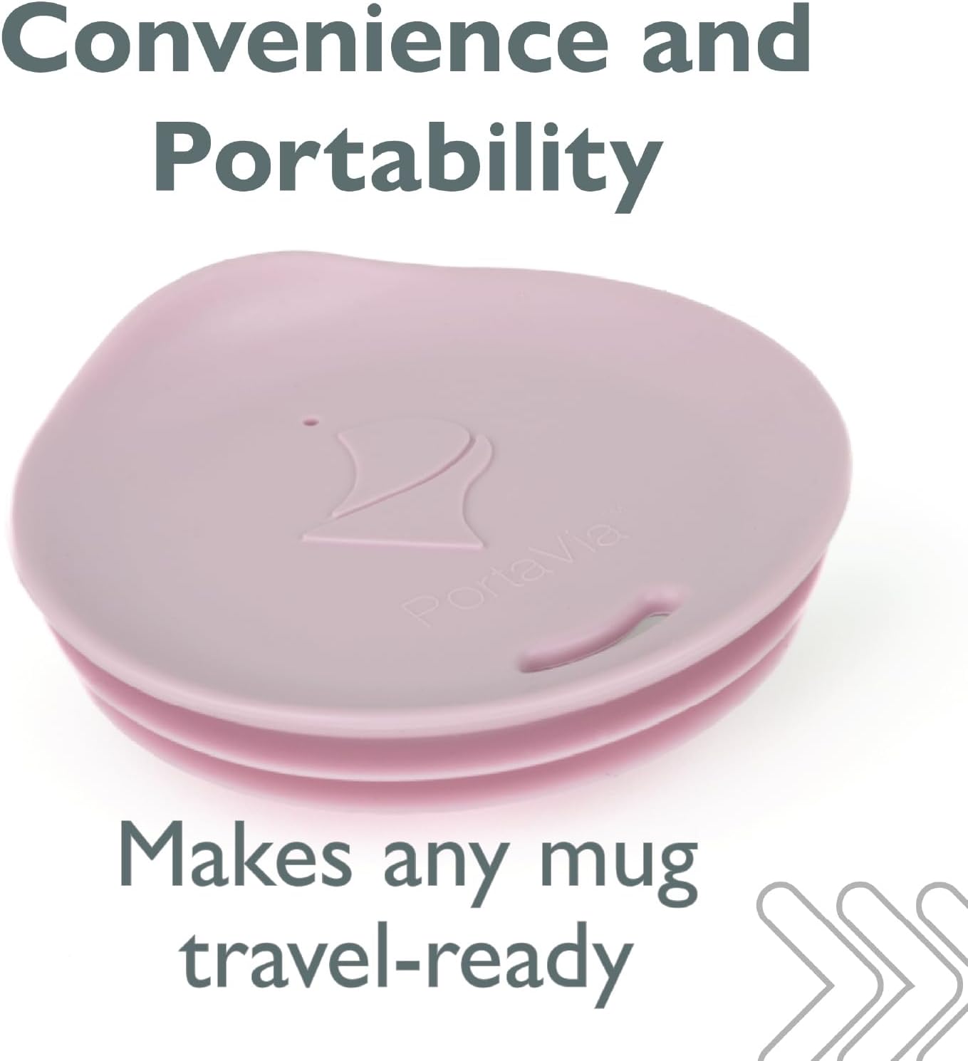 Reusable Coffee Cup Silicone Lid – Fits Most Tumbler, Water Bottle, & Ceramic Coffee Mug Between 3"-3¼" – Dishwasher-Safe Travel Mug Lid keeps your beverage in your mug (Medium - Pink)