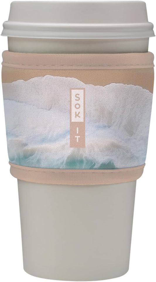 Sok It HotSok Coffee & Tea Reusable Insulated Neoprene Cup Sleeve (Ay, Bay Bay!)