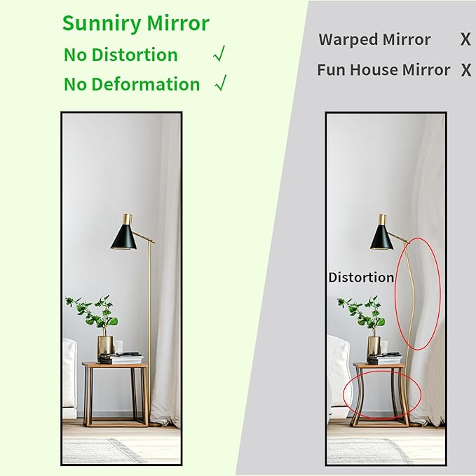 Sunniry Full Length Mirror 56x16 inch, Full Body Mirror - Image 4