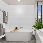 White Wood Wallpaper PVC, 17.5x787.4 Inch Self-Adhesive Wallpaper, Waterproof - Image 4