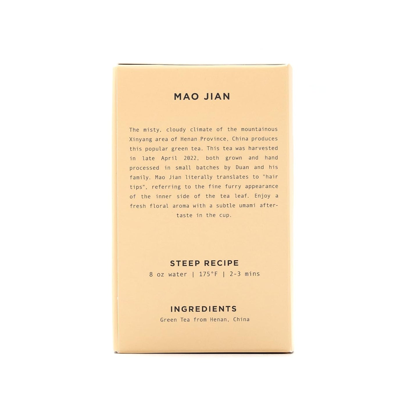 Onyx Coffee Lab Mao Jian Tea Bags (12 Count) – Chinese Green Tea Blend w/Floral & Umami Notes – Relaxing Specialty Tea