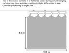 Hoeflife Room Divider Curtains Blackout Floor to Ceiling Curtain - Image 7