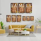 GUBIYU Farmhouse Family Wall Art Set of 3, Rustic Wall Decor - Image 6