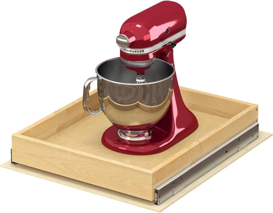 ALINE FURNITURE Pull Out Drawers for Cabinets Birch Wood, 18" W X 21" D Soft Close Slide Out Shelves for Kitchen Cabinets, Pullout Drawer for Pantry Cabinet Organizer