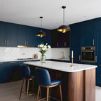 Yancorp 16"x394" Matte Blue Contact Papaer Peel and Stick Wallpaper Vinyl Wrap - Image 7