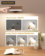 DetarZinLED Battery Operated Wall Sconces Set of 2, Rechargeable Wall Lights - Image 4
