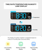 Digital Wall Clock, Digital Clock Large Display - Image 4