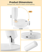 EZVALO Battery-Powered LED Spotlight Indoor, Wireless Picture Lights - Image 5