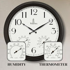 24 inch Outdoor Clocks for Patio Large Waterproof - Image 3