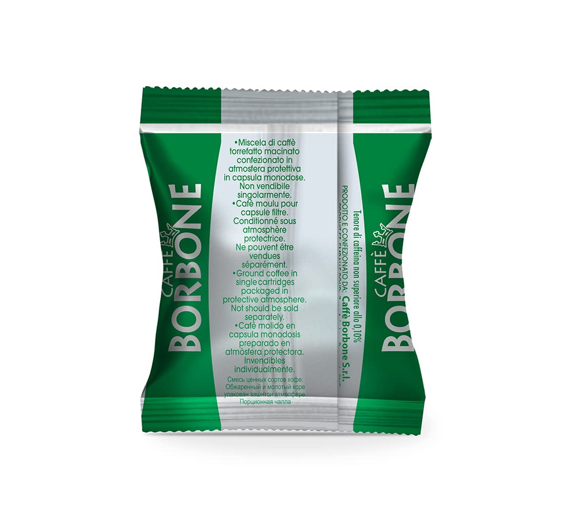 Caffe Borbone Nespresso Compatible Coffee Pods, DEK Blend Decaffeinated, Medium Roast, Decaf Espresso - NOT compatible with Vertuo - 100 Count