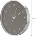 LUUK LIFESTYLE Silent Quartz Wall Clock, Nordic and Minimalist Design, Interior - Image 3